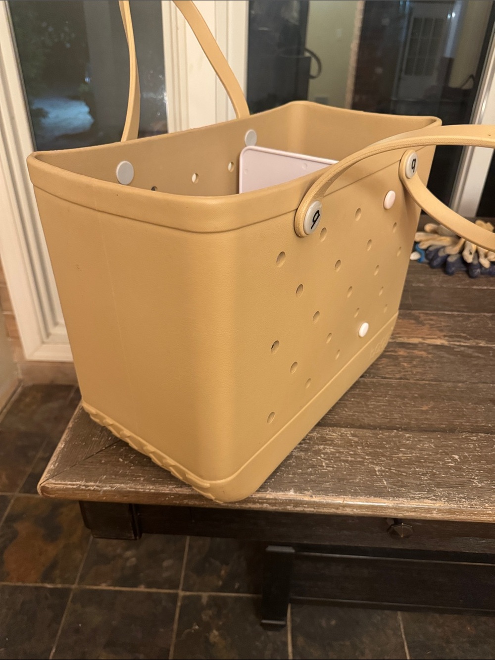 BOGG BAG Perforated Tote in Tan - Picture 4 of 4